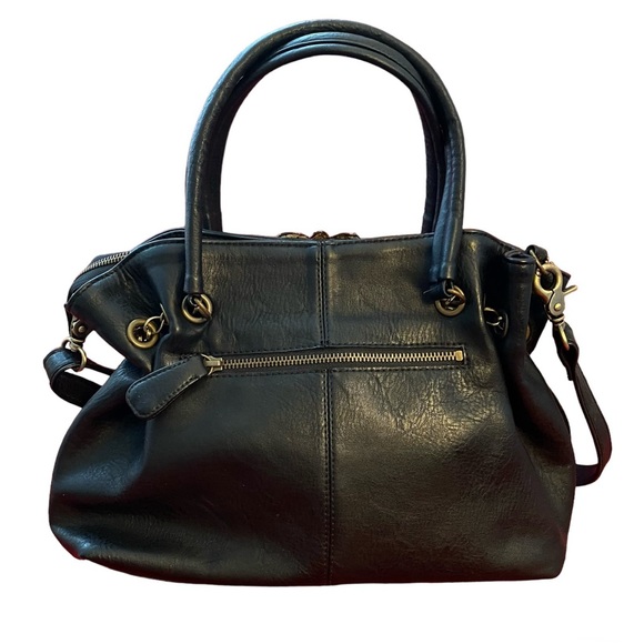 Mary Frances Black Leather Beaded Bag - Picture 3 of 15